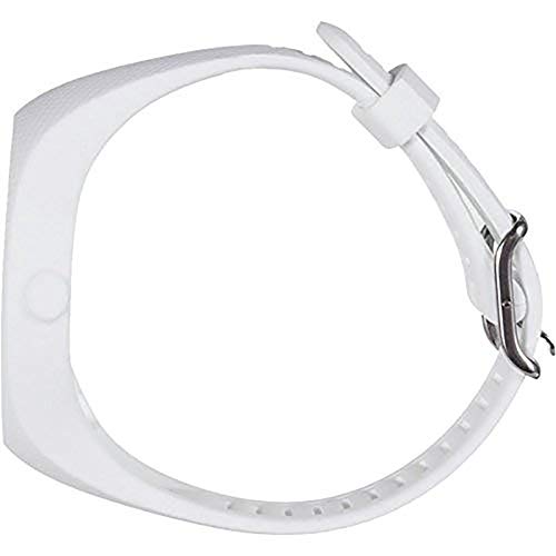 LNIMIKIY Correa de muñeca Smart Watch accesorios de repuesto con hebilla banda Running caso pulsera de silicona suave portátil universal deporte moda para Polar M200, color Blanco