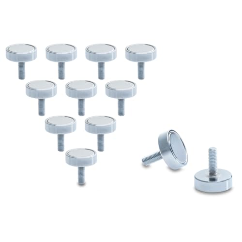 MrMag® 120 Magneti Forti, 18 X 4 Mm, Con 60 Punti Adesivi Calamite In