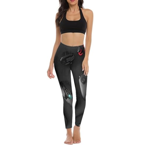 Anceky Mallas Deportivas de Cintura Alta para Mujer, Control de Abdomen (S-2XL)