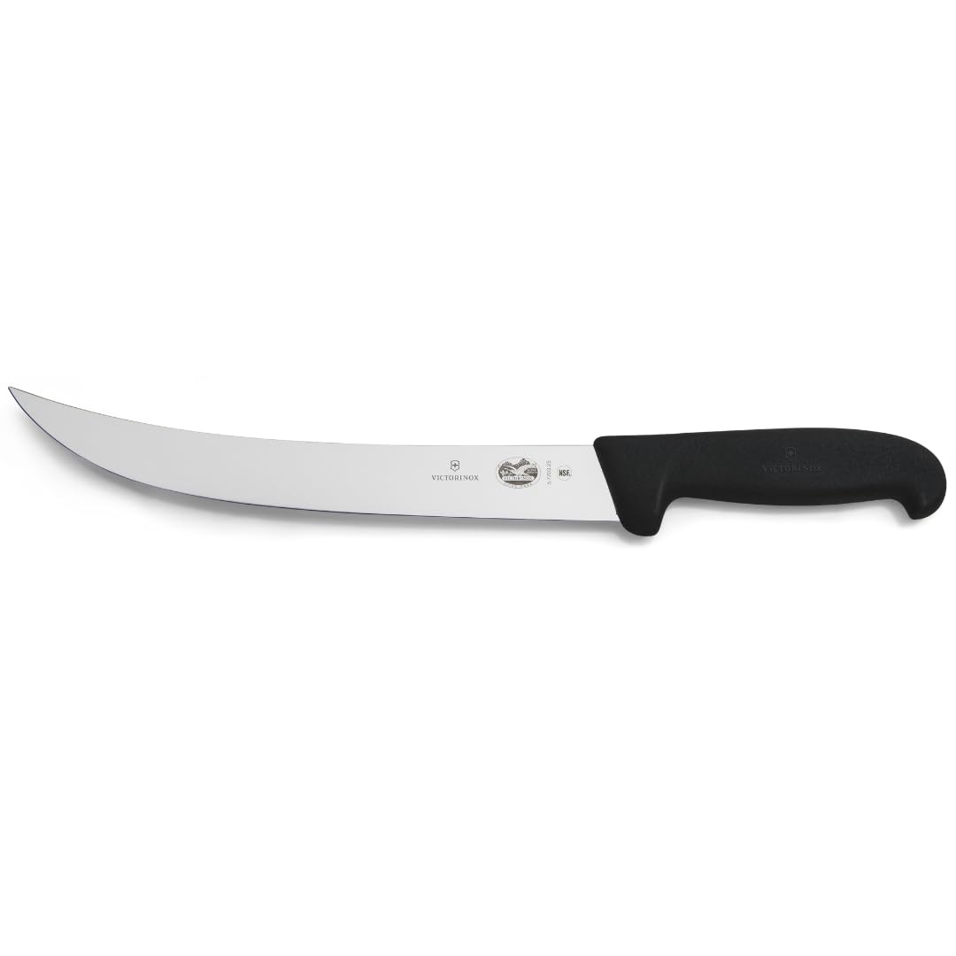 Fibrox 10-Inch Curved Breaking Knife, Black Fibrox Handle