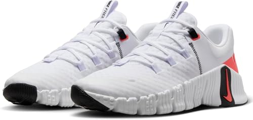 Nike Free Metcon 5 Men's Workout Shoes 'White Bright Crimson' (DV3949-100) - Size 144