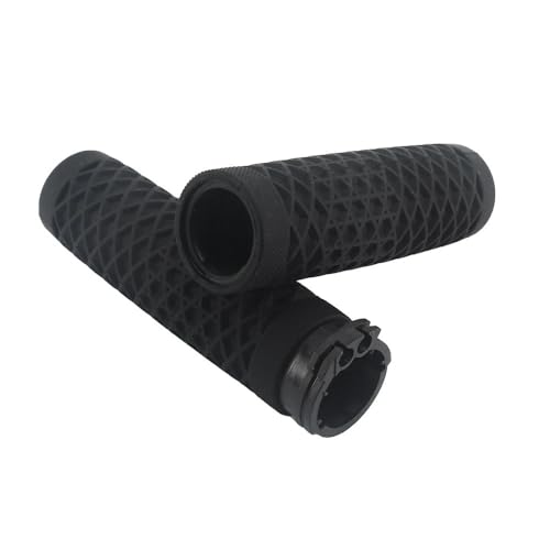 Poignées de guidon moto caoutchouc 25mm 1" pour Sportster Softail Touring