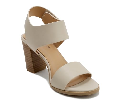 Image of Soda Wait-A ~ Women Open Round Toe Chunky Heel Ankle Strap High Heel Dress Sandals