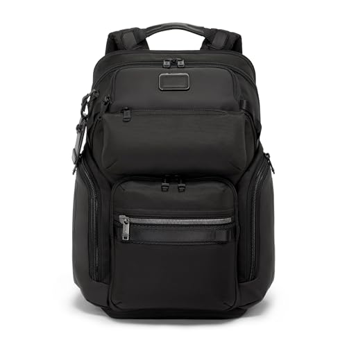 TUMI – Alpha Bravo Nomadic Backpack – Durable Carry On Backpack – 18.8″ X 15.0″ X 9.0″ – Fits up to 15″ Laptop – Black