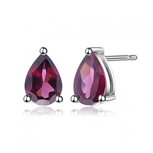 Boucles d'oreilles bleu naturel en pierre précieuse pour le quotidien
