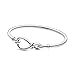Pandora Bracelet avec nœud infini - 19 cm - Argent, 19,00 cm, Métal précieux, Non applicable