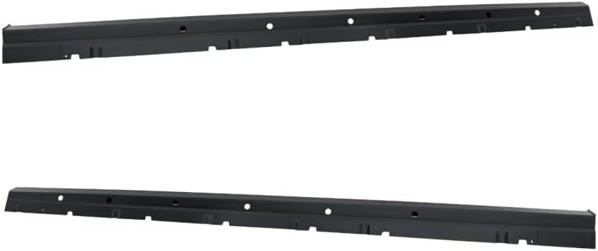 KarParts360 For Chevy Silverado 3500 2008 09 10 11 12 2013 Rocker Panels Driver And Passenger Side | Pair | Outer | Steel | Slip-On Style | 1.2 Millimeters | 864111, 864112