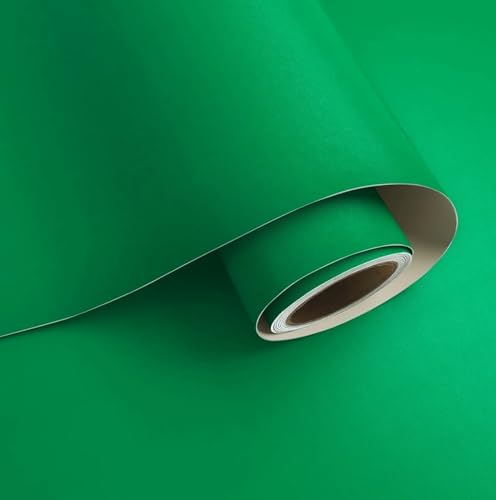 Image of ONETON Peel and Stick Green Matte Contact Paper Waterpoof Self Adhesive Decorative Wallpaper for Wall Kitchen Wallpaper for Bedroom (DRK GREN MATT WP, 24x80 inch)