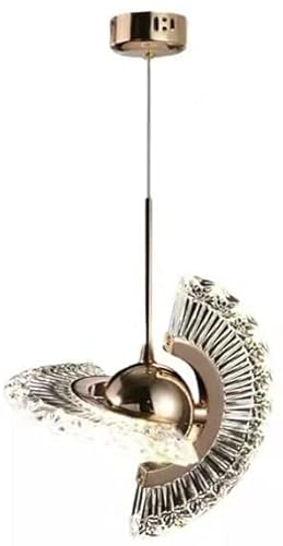 WYDGLSJC Iluminación de araña de cristal, lámpara LED moderna de lujo para habitación g, anillo de escalera larga, lámpara de cristal, decoración del hogar grande, iluminación interior de cristal