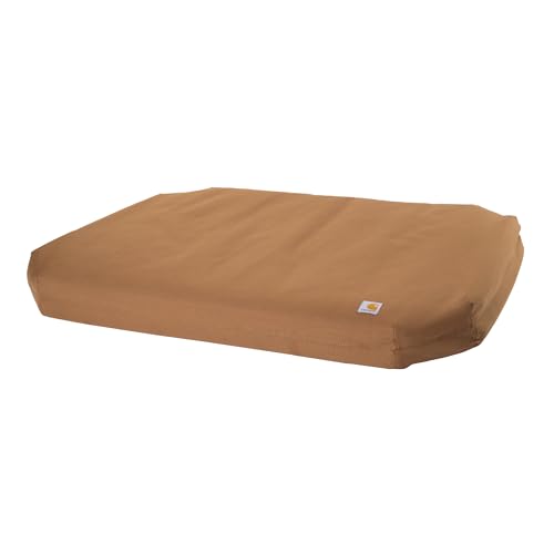 Carhartt Field Dog Bed Durable Water Repellent Material W/Triple-Stitched Main Seams Carhartt Brown Large