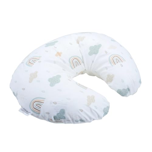 Cuddles Collection Nursing Pillow Breast feeding Support 4 in 1 Pillow (Rainbow)