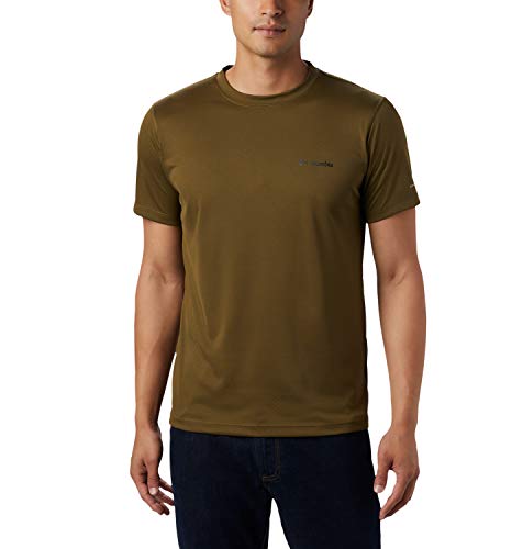 Columbia Zero Rules, Camicia A Maniche Corte Tecnica Uomo, New Olive, L