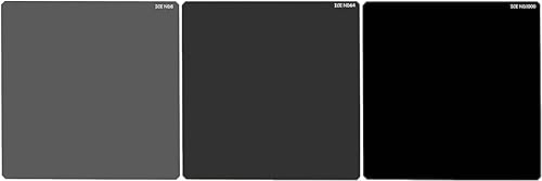 ICE CO - Juego de 3 filtros ND de 3.937 in MC ND8 ND64 ND1000 con parada de densidad neutra de 16 capas de vidrio óptico multicapa 100