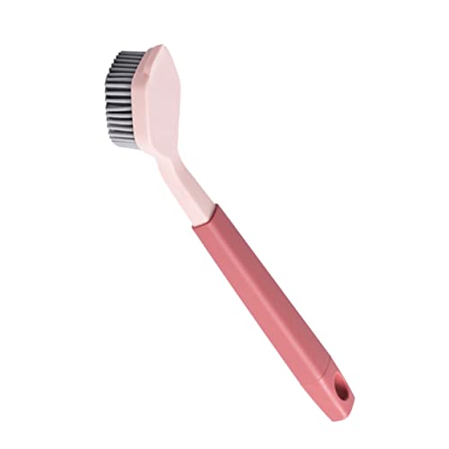 BEBEMOKO Long Handle Brush for Pot Cleaning Dishwasher Safe Cookware Brush Pp Material Easy to Hang Store