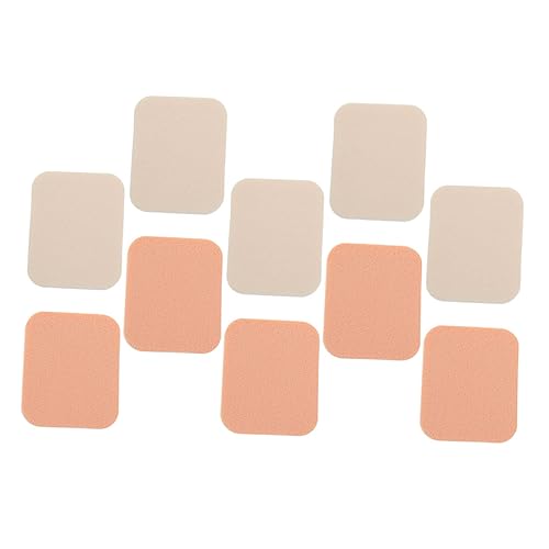 WOFASHPURET 10pcs Square Makeup for Women Comfortable Cosmetic Powder Pads for Foundation Blusher and Highlighter Dry and Wet Use and Skin Tone