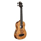 Kala UBASS-EM-FS Exotic Mahogany U-Bass with Gig Bag - Natural