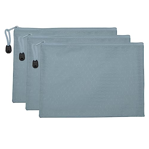 Bolsas de archivos impermeables A5 PATIKIL que protegen tus documentos y lápices del agua en oficina
