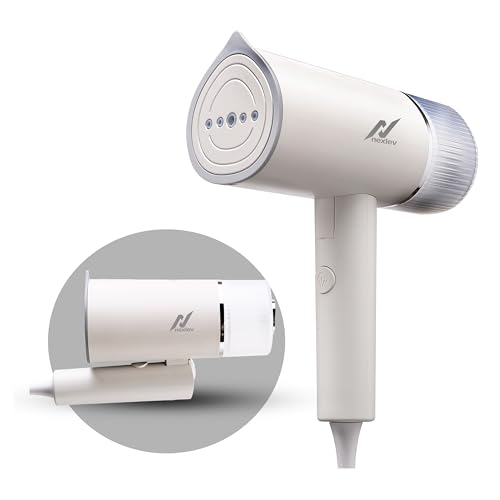 Image of Nexlev Handheld Steamer Iron For Clothes | Portable Steam Iron With Foldable Design | 1200W Fast Heating | 120ml Tank | Vertical & Horizontal Use | Anti-Spill Travel Garment Steamer | 2M Cord GS-05