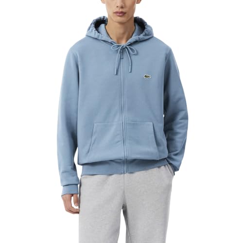 Image of Lacoste Men's Classic Fit Zipped Fleece Sweatshirt