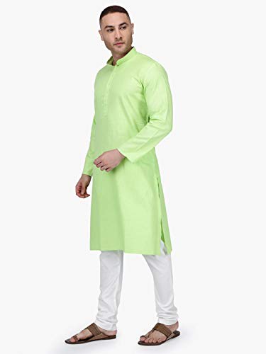 Image of Rajubhai Hargovindas Men's Premium Cotton Solid Kurta