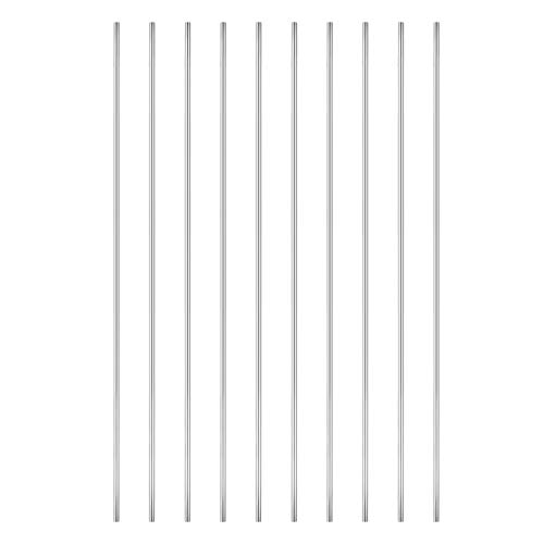 Toppros 300Mm X 3Mm 304 Stainless Steelsolid Round Bar Lathe Bar Stock- Pack Of 10 #TOP1