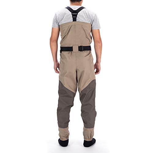 image for Bassdash Men’s Breathable Lightweight Chest and Waist Convertible Wa