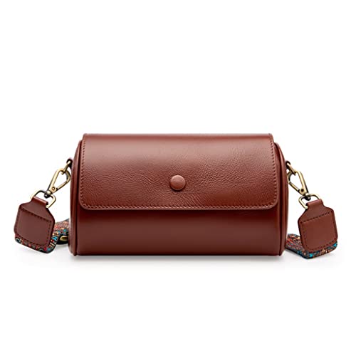 Sac à bandoulière Boston en cuir rétro tissé unique pour femme