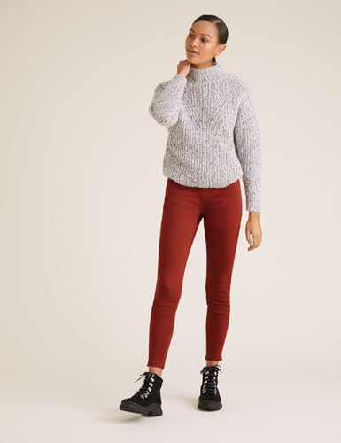 Image of Marks & Spencer Womens Light Wash High Rise Skinny Fit Jegging