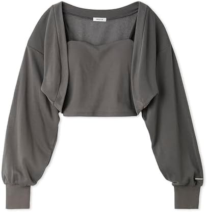 SET フレイアイディー カップインキャミ　スウェット　ボレロ　パンツ　セット Amazon.co.jp: カップインキャミセットスウェットボレロ