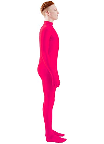 Image of Ensnovo Mens Mock Neck Full Body Unitard Spandex Zentai Suits Costumes