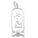 Ägyptische Amulette ägyptische Kartusche Sterling Silber Anhänger .925 x 1 Ägypten Anhänger ec1452