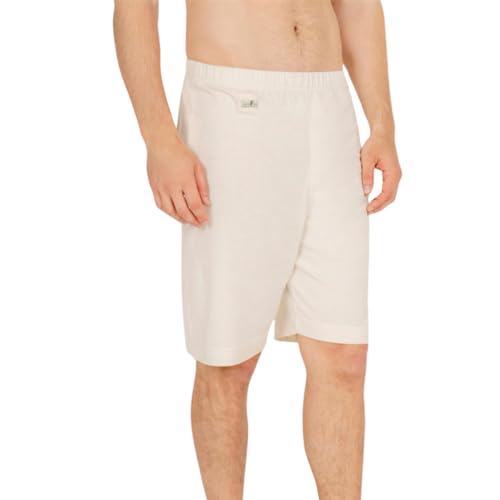 Mens Short Pajama 100% Organic Cotton Lounge Sleep Shorts Bottoms Chemical-Free Soft Hypoallergenic