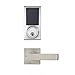 Amazon Basics Grade 3 Electronic Touchscreen Deadbolt Door Lock with Passage Lever - Satin Nickel