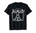 Vitruvian Man Chef Amusant Cuisine Pâtisserie Amoureux T-Shirt