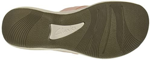 Clarks Women's Breeze Sea Flip-Flop, Blush Synthetic, 10 #TOP3