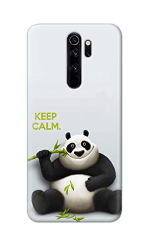 Image of PRINTFIDAA� Printed Hard Back Cover Case for Mi Redmi Note 8 Pro Back Cover (Cartoon Panda) -2808