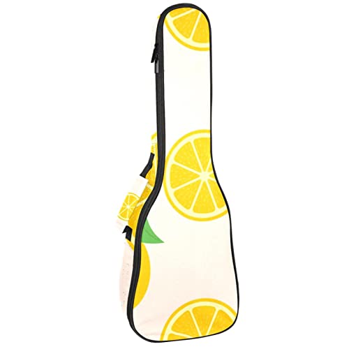 Protégez votre ukulélé ténor de la pluie avec ce sac rembourré jaune citron de 53,3 à 60,9 cm