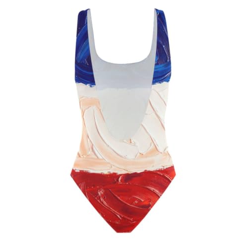 Maillots de bain pour femme drapeau tricolore de qualité supérieure