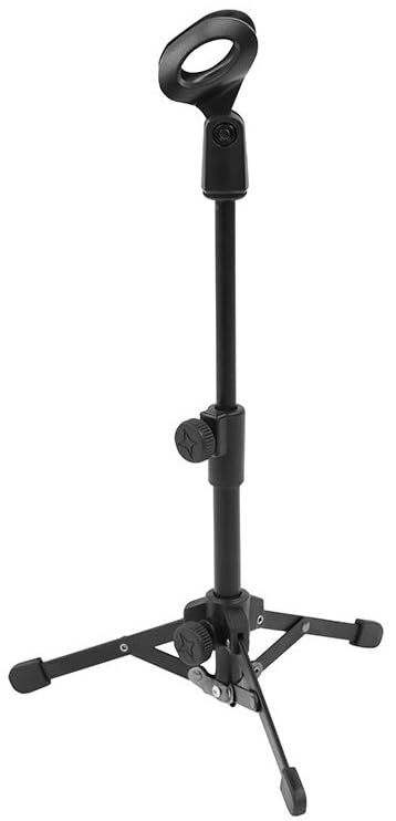 kh Desktop Microphone Stand Tripod – Foldable Mic Mount for Computer Table, Adjustable Height with Mic Clip – Stable and Portable Desktop Mic Holder for Podcasting, Streaming, Voice Recording-image-43