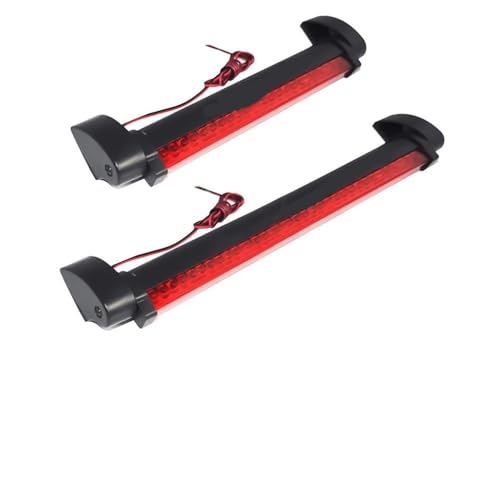Troisième feu stop rouge universel 12V pour le montage haut de sécurité camion et voiture