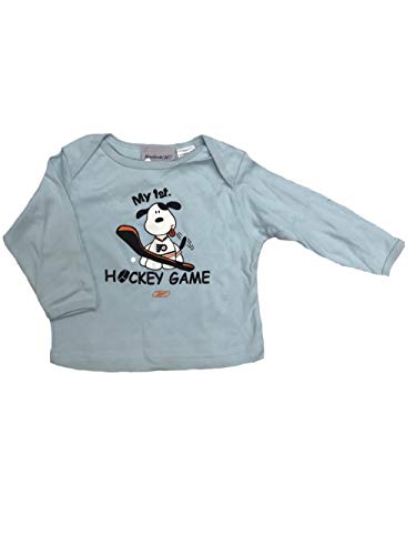 Reebok Philadelphia Flyers NHL Baby Infant Blue My 1st Hockey Game Long Sleeve T-Shirt