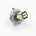 6V 56 SMD H4 LED Lamp Motorcycle Headlight Bulb Motorbike 10W 800LM 6000K White High/Low Conversion Kit
