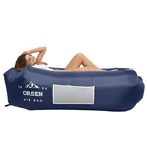ORSEN Aufblasbares Sofa, Air Lounger Luftsofa Outdoor Luftliege zum Campen, Luftsack Strand...