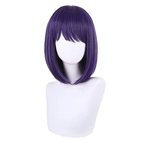 Kitagawa Marin Cosplay Wig Yellow Pink Gradient Colorground Long Hair Japanese Anime Gyaru My Dress-Up Darling Bisquedoll (Purple)