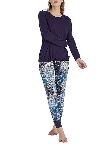 Preisvergleich Produktbild Ringella Damen Pyjama mit Strickbündchen Night 44 3511202,Night, 44