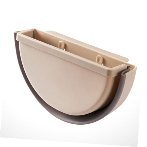Contenedor plegable de basura montado en pared Beige miniatura 7