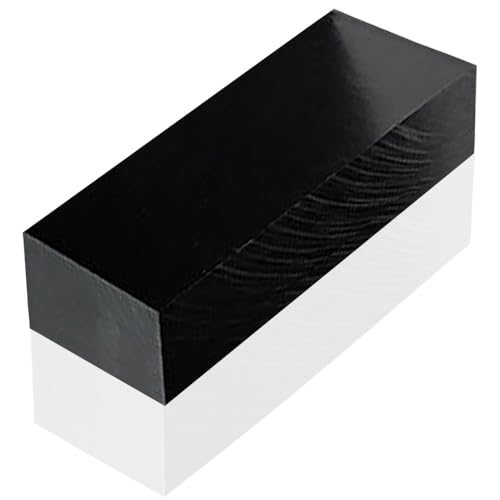 Image of High-Density Polyethylene (HDPE) Plastic Block 2 inch Thick - 3 inch x 12 inch HDPE Plastic Sheet for Machining,Home Improvements,DIY Projects(Black PE Block 1 PCS)