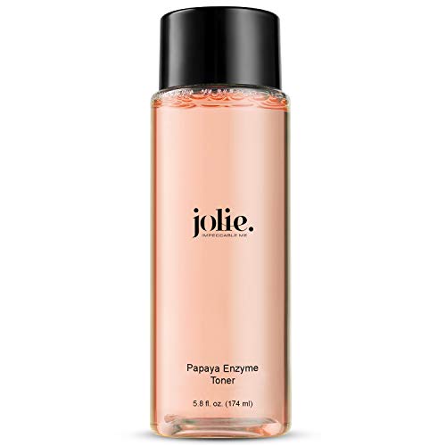 Jolie Papaya Enzyme Toner - Alcohol-Free Toner W/Papaya Extract - Clarify & Renew -Stimulate Cell Circulation - Non-Drying - No Irritation - All Skin Types - 5.8 oz.