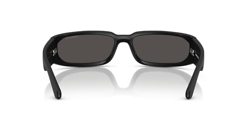 Arnette Men's AN4349 Smaze Rectangular Sunglasses, Matte Black Gradient Silver/Dark Grey, 61 mm4