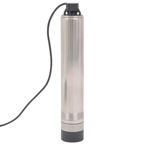 vidaXL Tiefbrunnenpumpe 40m 750W Tauchpumpe Brunnenpumpe Rohrpumpe Wasserpumpe